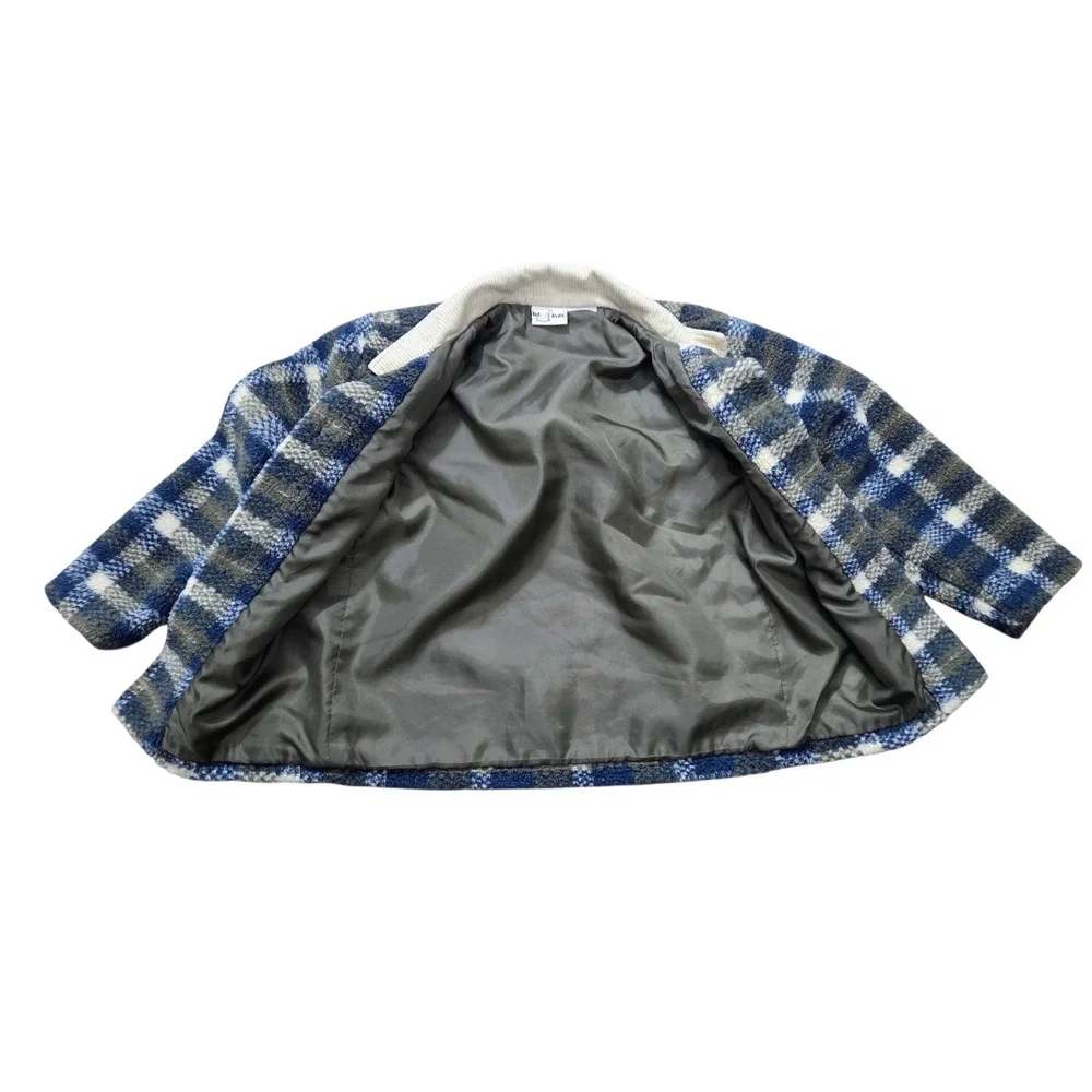B.T.‎ Kids Boys 4T Coat Jacket Plaid Fleece Corduroy Collar Lined Warm Soft